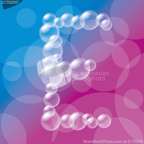 Image of Transparent Bubbles Alphabet