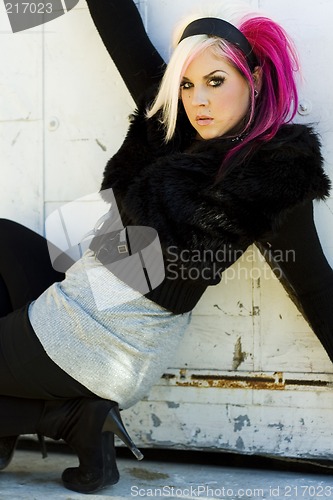 Image of Punk Gothic Fashion Model