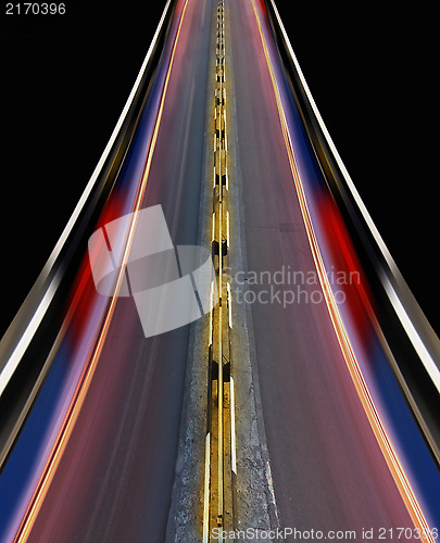 Image of fast-speed highway of city