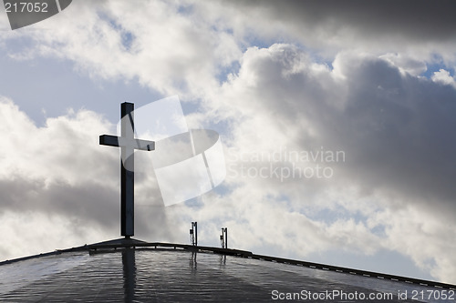 Image of Cross on Blue Sky