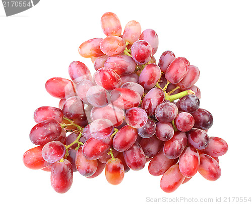 Image of Branch of fresh red grape