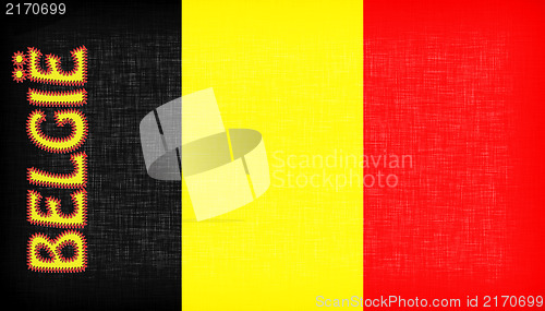 Image of Flag of Belgium with letters