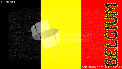 Image of Flag of Belgium with letters