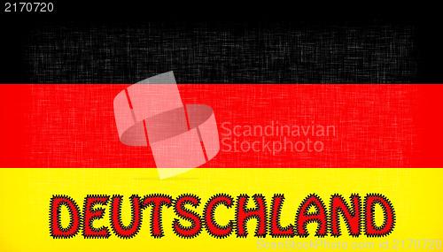 Image of Flag of Germany with letters 