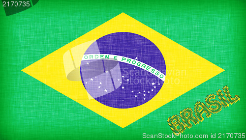 Image of Flag of Brazil with letters