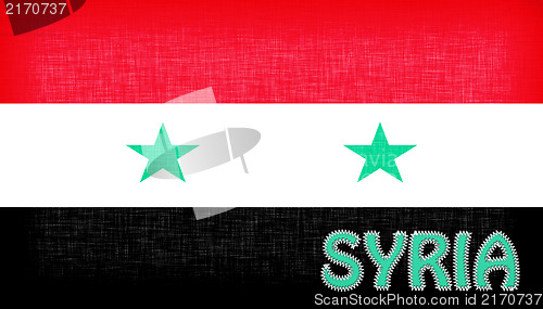 Image of Flag of Syria with letters