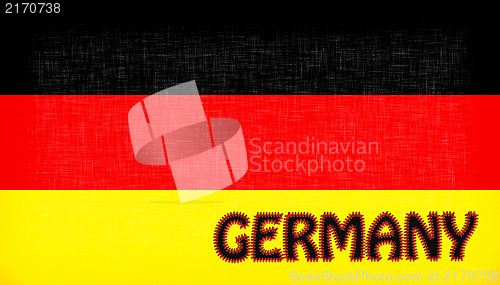 Image of Flag of Germany with letters 