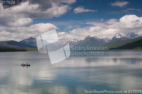 Image of Canoe, Lake McDonald