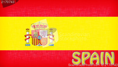 Image of Flag of Spain with letters