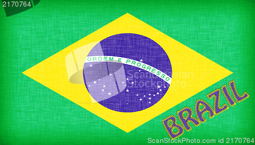 Image of Flag of Brazil with letters