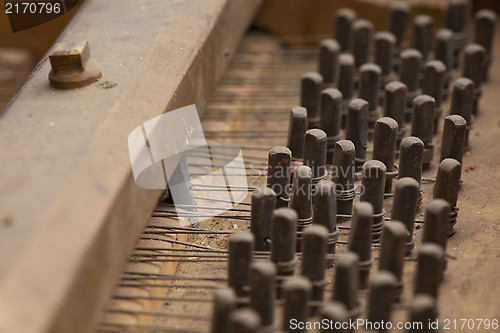 Image of Inside piano