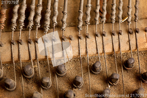 Image of Inside piano