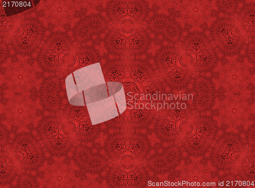 Image of Red abstract geometric pattern