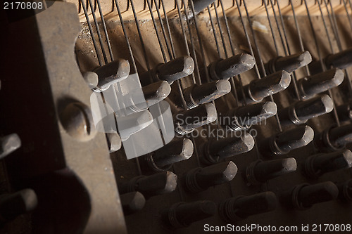 Image of Inside piano