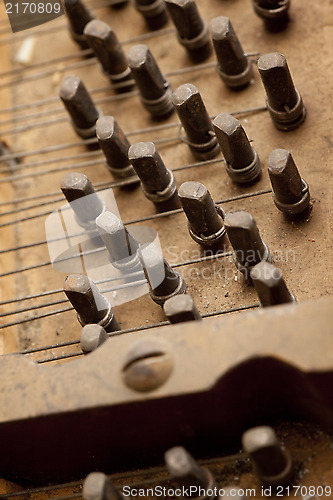 Image of Inside piano