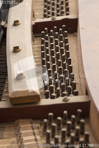 Image of Inside piano