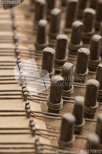 Image of Inside piano