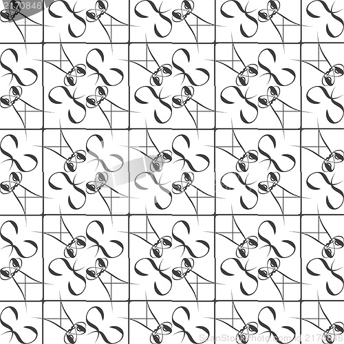 Image of Monochrome seamless pattern