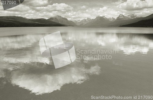 Image of   Lake McDonald--Homage to Ansel Adams