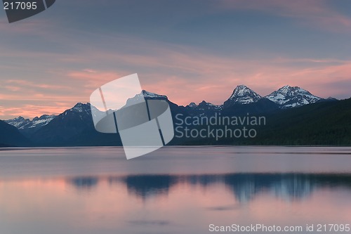 Image of Sunset, Lake McDonald
