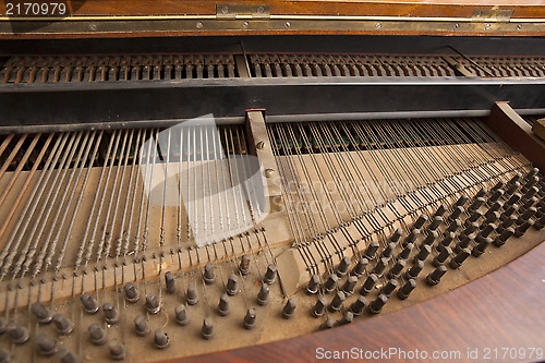Image of Inside piano