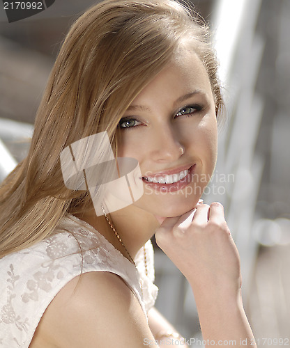 Image of Beautiful Smiling Woman