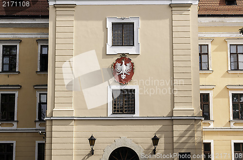 Image of Coat of arms. Polish eagle.