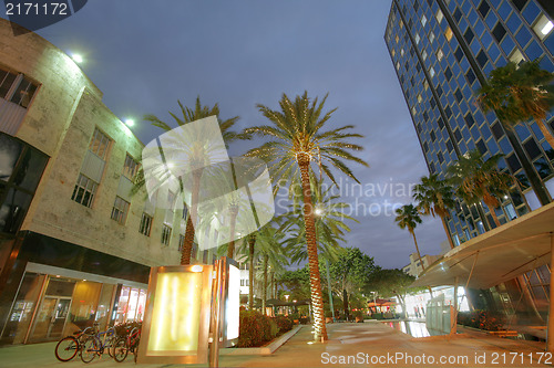 Image of MIAMI - JAN 31: Tourists enjoy the sights and buildings in Linco