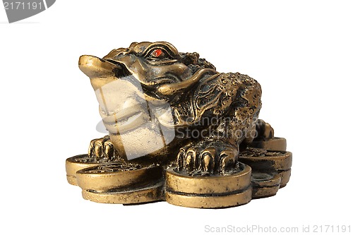 Image of Chinese Feng Shui Frog