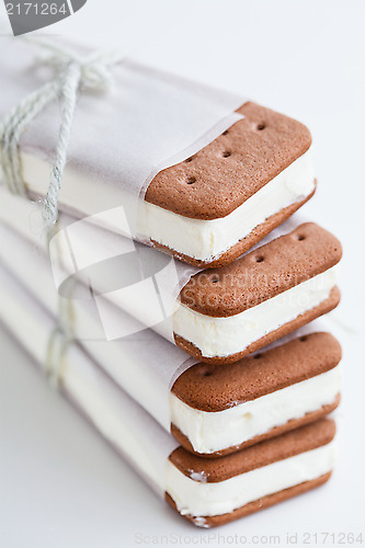 Image of Ice cream biscuits