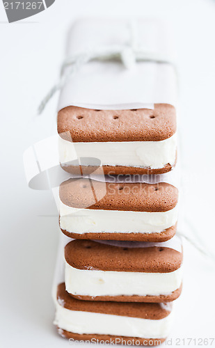 Image of Ice cream biscuits