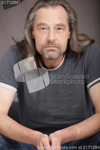 Image of Attractive middle-aged man