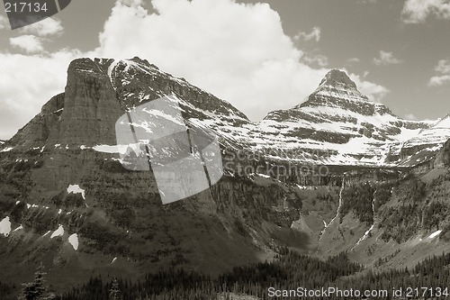 Image of Two Peaks, Glacier National Park