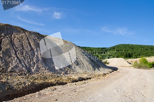 Image of heap of geology material
