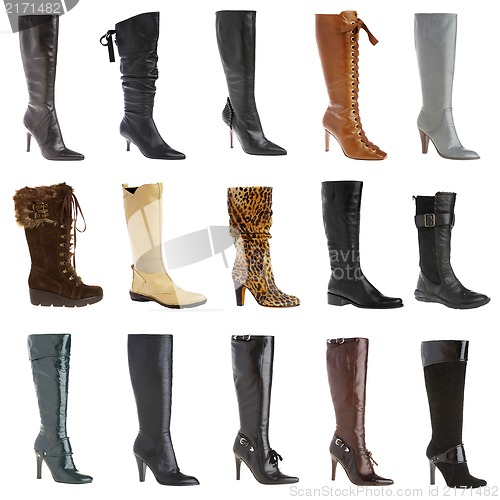 Image of Autumn and winter female footwear