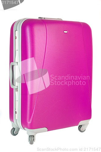 Image of pink suitcase