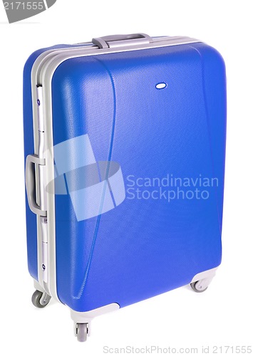 Image of blue suitcase