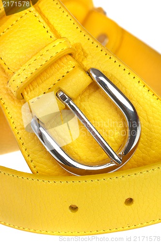 Image of Yellow belt on a white background