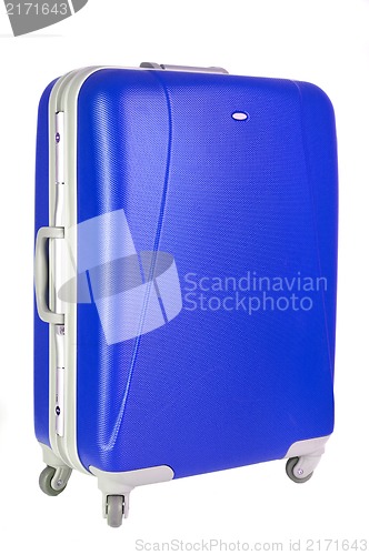 Image of blue suitcase