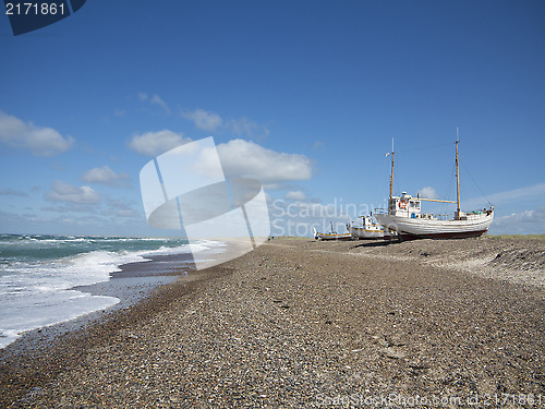 Image of Fishing boats by the sea