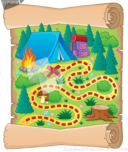 Image of Camping theme map image 1