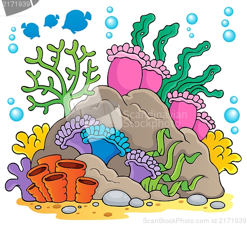 Image of Coral reef theme image 1