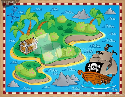 Image of Theme with island and treasure 2