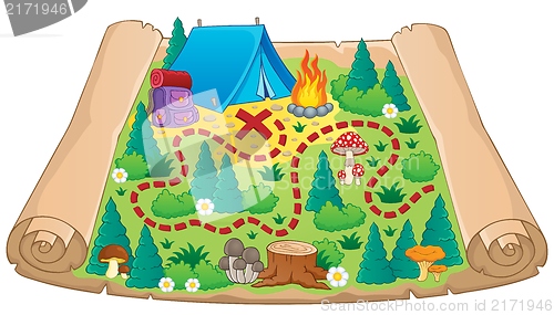 Image of Camping theme map image 2