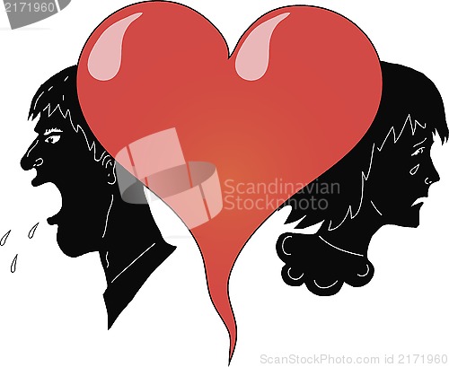 Image of heart and people