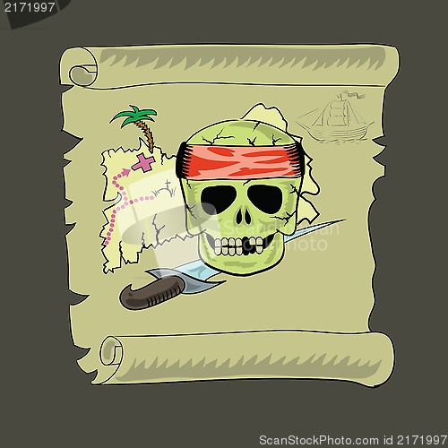 Image of pirate map