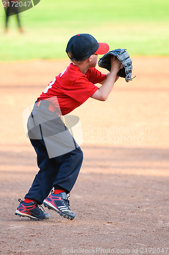 Image of little league baseball player