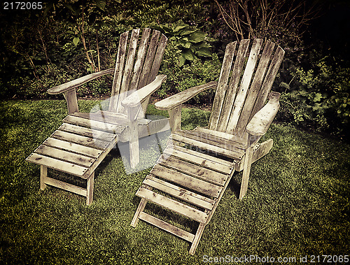 Image of Garden chairs retro