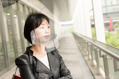 Image of Asian mature woman