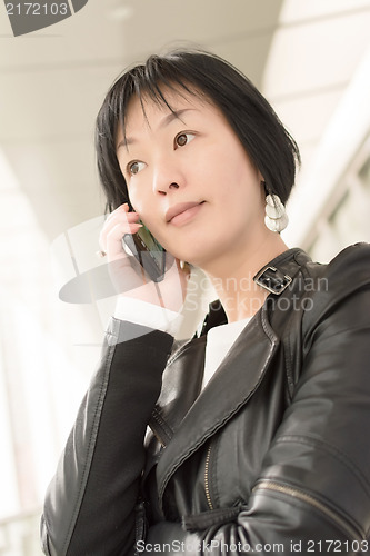 Image of Asian mature woman